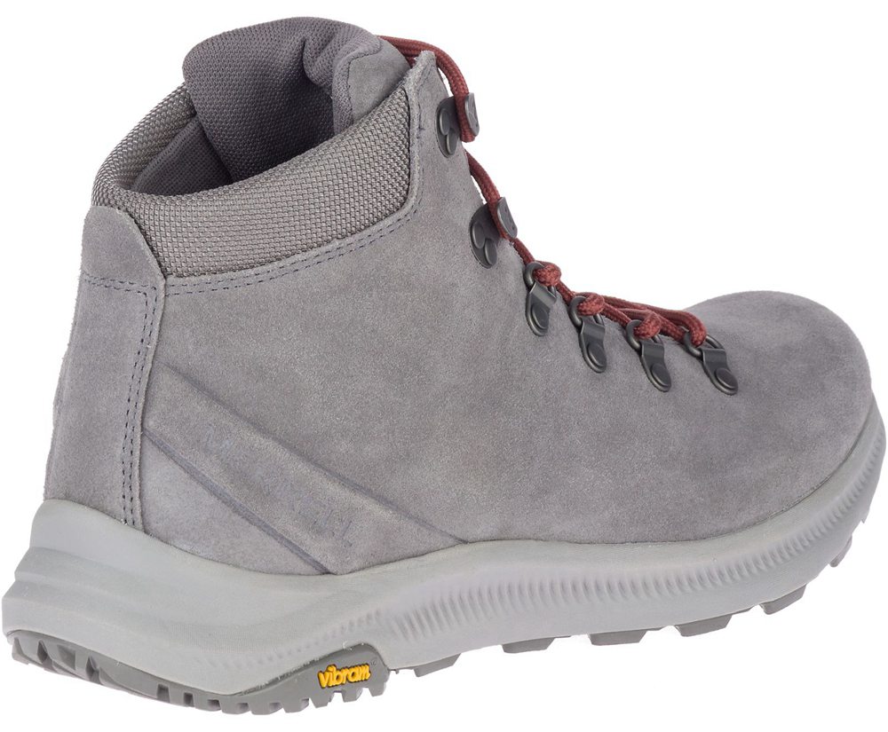 Merrell Vandrestøvler Herre - Ontario Suede Mid - Grå - LWG512347